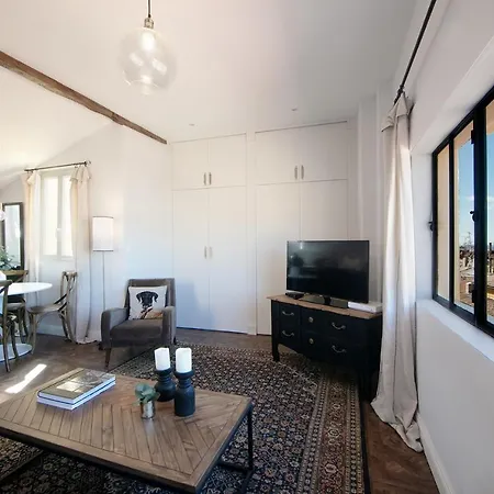 Cocoon Loft - Magnifique Loft Sous Toit, Refait A Neuf, Vues Splendides, Clim, Wifi Apartment Nizza