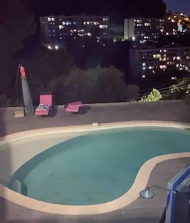 Avec Piscine Et Vue Magnifique Sur Nice