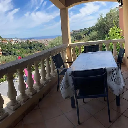 Villa Avec Piscine Et Vue Magnifique Sur Nice