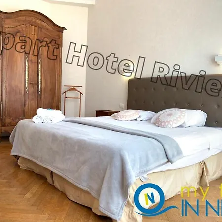 Riviera - Grimaldi - Carre D'or - Bigger 1 Bedroom Ac - Balcony - 5mn Promenade Des - Balcon Palais Alphonse Karr 1 公寓 尼斯