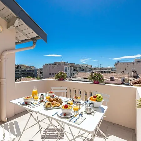 Lägenhet Spitalieri- Sunny Terrace With View -New Apartment Nice