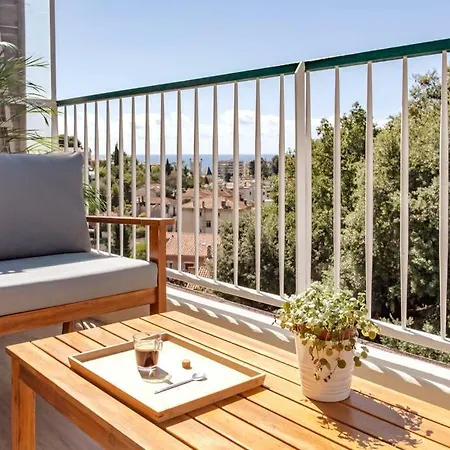 Appartamento L36 Sea View Terrace 10min Walking To Sea/parking & Ac Nizza