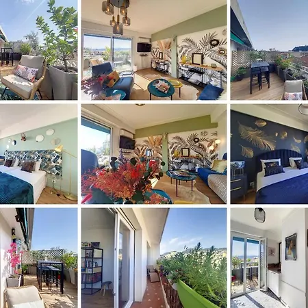 Nestor&jeeves - Sun Deck Terrace - Floor Appartement Nice