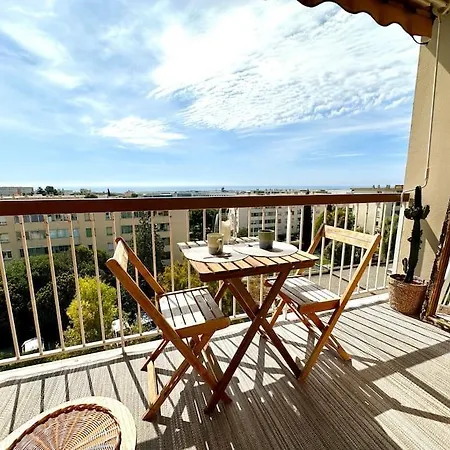 Joli 2 Pieces - Proche Aeroport - Terrasse Vue * 니스