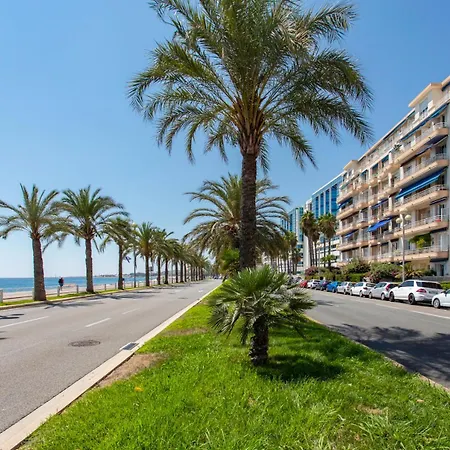 L54 1bdr Promenade Sea View Ac & Balcony * Nice