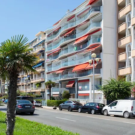 L54 1bdr Promenade Sea View Ac & Balcony Nice