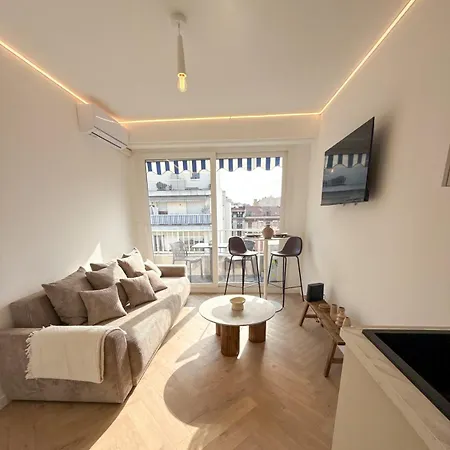 公寓 Port De Nice, 4pers Emplacement Ideal Equipe Balcon *