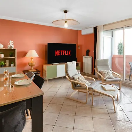 Apartamento Le Nala - Spacious - Ac - Wifi - 10 Min From The Sea *