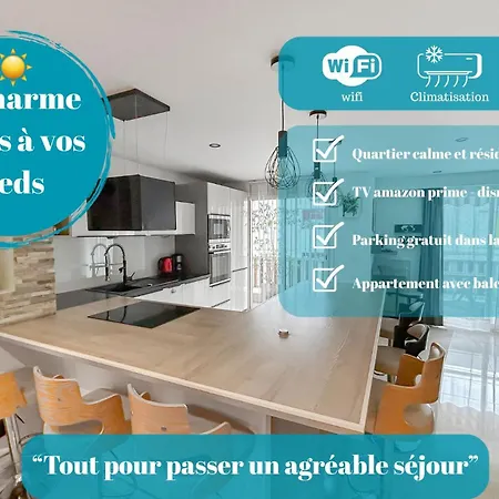 Escapade A - T2 Cosy, Clim & Balcon Apartment Nizza