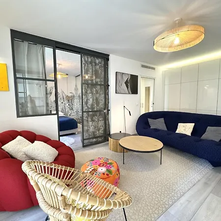 Riviera - Terrasse Loft De La Providence - Vieille - Esprit Loft En 2 Pices Ac Apartamento Niza