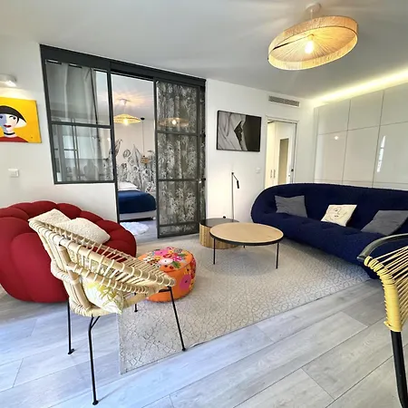 Riviera - Terrasse Loft De La Providence - Vieille - Esprit Loft En 2 Pices Ac Apartamento *
