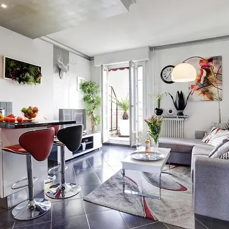 Le Mantega - F2 Moderne,centre Ville, 2 Grandes Terrasses,climatisation, Ascenseur Appartement Nice