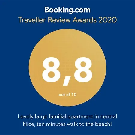 Lovely Large Familial In Nice, Minutes Walk To The Beach! * Nice