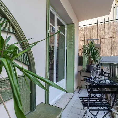 Beau 3 Pieces, 7 Pers, 2 Terrasses, Centre, Calme, Securite * Nice