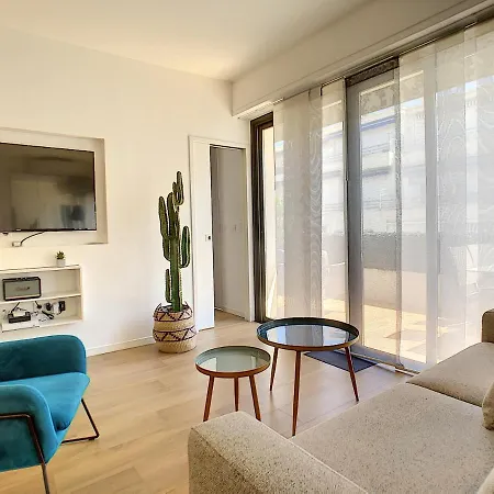Nestor&jeeves - Reine Marie Terrasse - - Very Close Sea - Floor Apartment