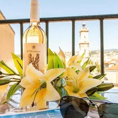Apartment Providence - Elegant F3, Vue Incroyable, Balcon,ascenseur, Wifi Nizza