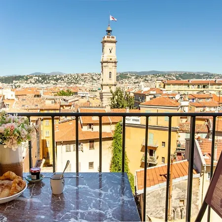Providence - Elegant F3, Vue Incroyable, Balcon,ascenseur, Wifi Apartment Nizza