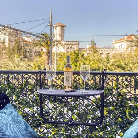 Le Jean Jaures - Refait A Neuf, Lumineux, Long Balcon, Jolie Vue, Wifi, Coeur Vieux-nice Nice