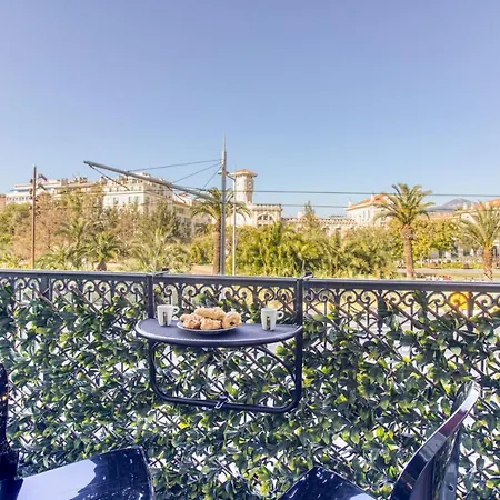 Le Jean Jaures - Refait A Neuf, Lumineux, Long Balcon, Jolie Vue, Wifi, Coeur Vieux-nice Nice