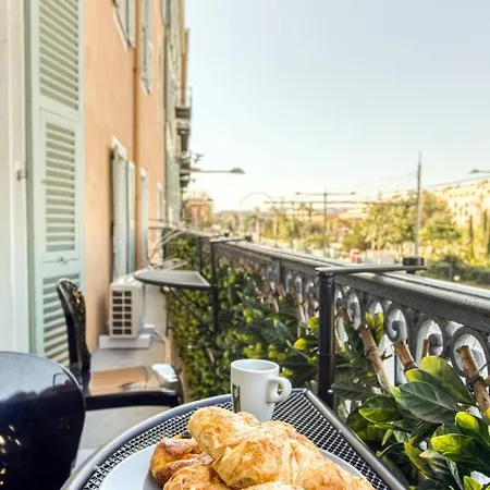 Le Jean Jaures - Refait A Neuf, Lumineux, Long Balcon, Jolie Vue, Wifi, Coeur Vieux-nice *