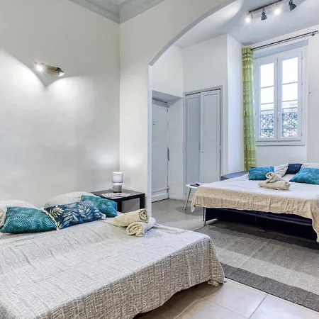 Le Jean Jaures - Refait A Neuf, Lumineux, Long Balcon, Jolie Vue, Wifi, Coeur Vieux-nice * Nice