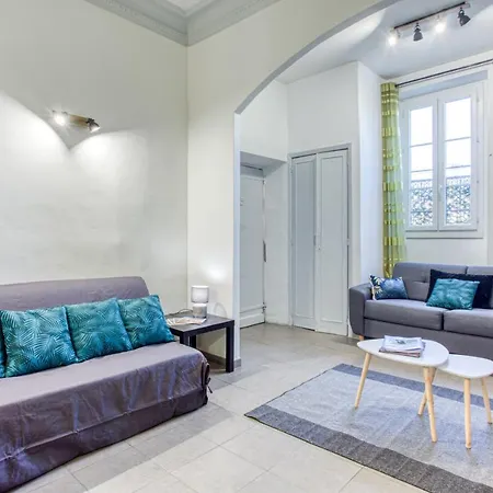 Le Jean Jaures - Refait A Neuf, Lumineux, Long Balcon, Jolie Vue, Wifi, Coeur Vieux-nice