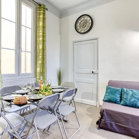 Le Jean Jaures - Refait A Neuf, Lumineux, Long Balcon, Jolie Vue, Wifi, Coeur Vieux-nice Apartment Nice