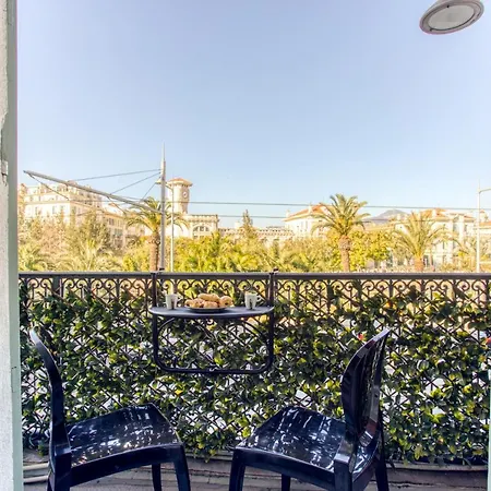 Le Jean Jaures - Refait A Neuf, Lumineux, Long Balcon, Jolie Vue, Wifi, Coeur Vieux-nice Apartment Nice