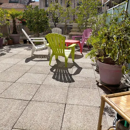 06p - Au Coeur De Superbe Terrasse, Wifi & Clim Apartment Nice