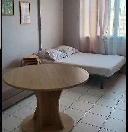 Apartamento Parking gratuit à côté appartement 2 Chambres 47m2 climatisé à côté aéroport-Tram sur place-Plage 6 min-Centre ville 16 min avec tram-Free parking, 47m2 apartment 2 rooms,air-conditioned next to the airport- tram on spot- 6 min beach- 16min center Niza
