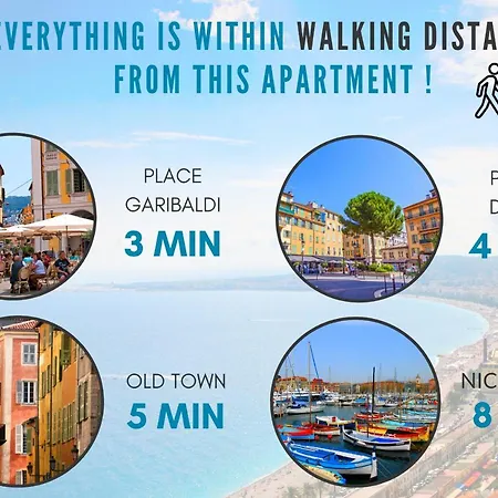 Nestor&jeeves - Le Pierlas - Place Garibaldi - Very Close Old Town Apartment