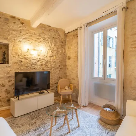Fusion - Charme De L'ancien Et Confort Moderne - Vieux - 2 - Wifi - 5 Min Des Plages - 30 Min De Cannes Et Monaco *