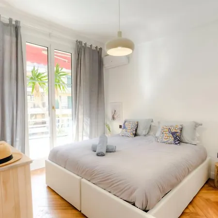 #29 Gambetta Ac Sea View 2 Bedrooms 1min Walk To Promenade & Sea Apartment Nice