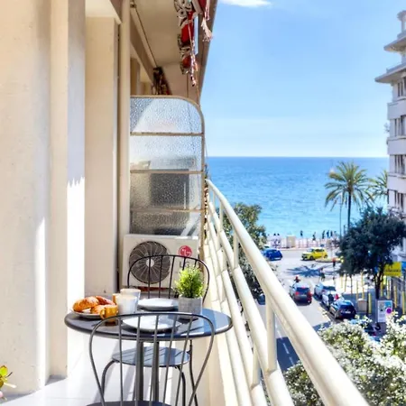 #29 Gambetta Ac Sea View 2 Bedrooms 1min Walk To Promenade & Sea Apartment Nice
