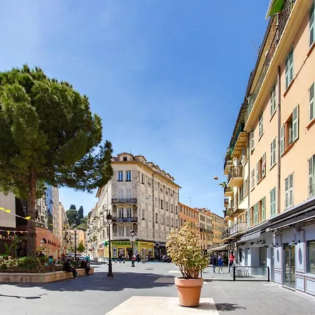 Apartment #4 Papon Parking Climatise Terrasse & Wifi 5mins A Pieds Du Vieux Nice