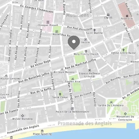 Riviera - Cote D'azur - Grimaldi Ac - Promenade Des Anglais Apartment 4*