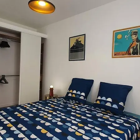 Apartment Bd Grosso 4 Prs, 300m Plage, Clim, Parking Nice