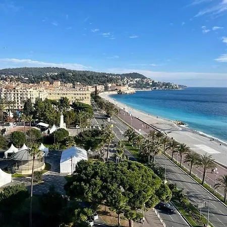 Bd Grosso 4 Prs, 300m Plage, Clim, Parking Apartment Nice