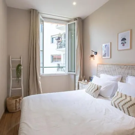 Apartment L19 1bdr Massena 2mins Sea/promenadeac/balcony *