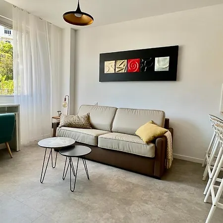 Apartment Bd Grosso 4 Prs, 300m Plage, Clim, Parking Nice