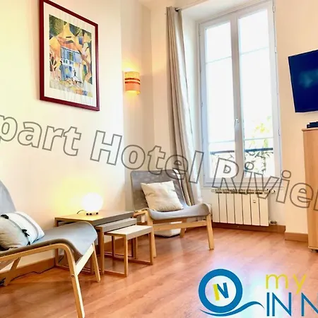 Riviera Grimaldi Promenade Des 5mn - Supérieur 3 Pièces Ac - Emplacement Exceptionnel - Liberté 1 Apartamento