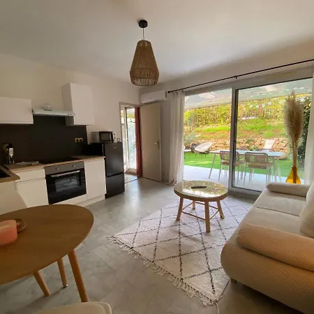 Cosy 2 Pieces, Jardin Privatif Et Piscine Fabron Apartment *