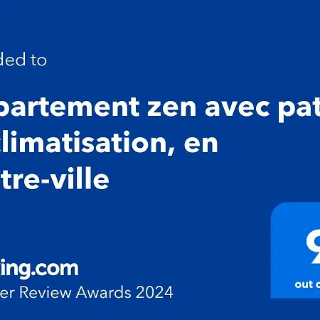 Zen Avec Patio Et Climatisation, En Centre-ville