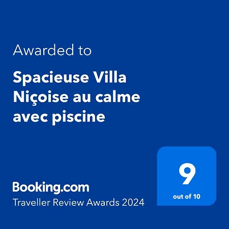Villa Spacieuse Nicoise Au Calme Avec Piscine *