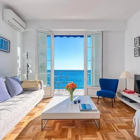 Etat Unis 93 Indigo - Amazing Sea View Aprt With Ac 公寓 尼斯