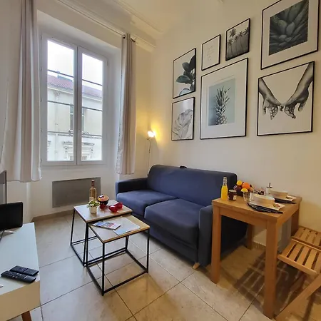 Au Coeur Du Vieux-nice - Plages - Mezzanine - 3 Personnes - A Pied! Apartment *
