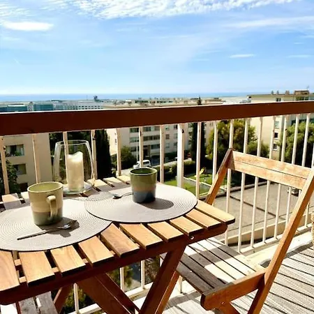 Joli 2 Pieces - Proche Aeroport - Terrasse Vue Apartment *