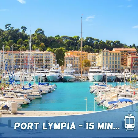1 Min To The - Kitchen - Tramway - Air Conditioner - Wifi - Promenade Des Nice