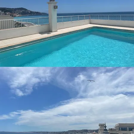 With Terrace & Rooftop Pool In Promenade Des *