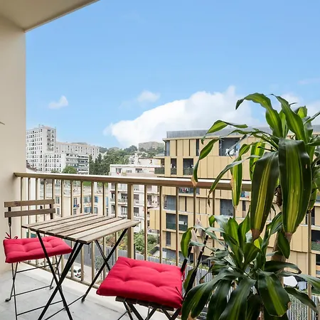 Apartment Studio Elegant Avec Balcon Proche Mer Et Tramway Nice